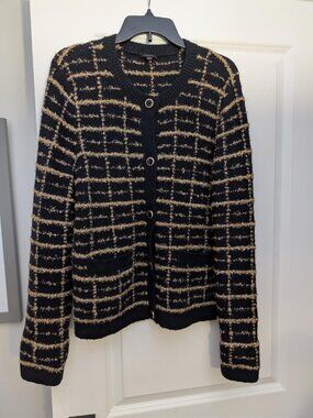 Talbots size large Christmas cardigan